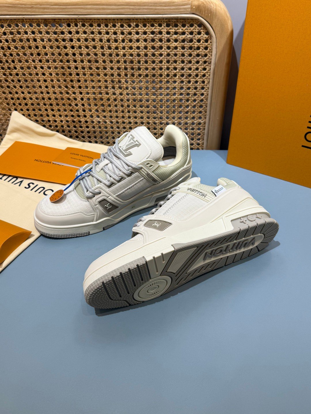 Sneakers Trainer 'Gris Perle' — vue 24