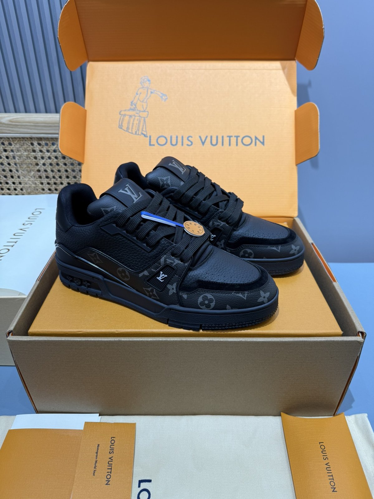 Sneakers Trainer 'Noir Mat'