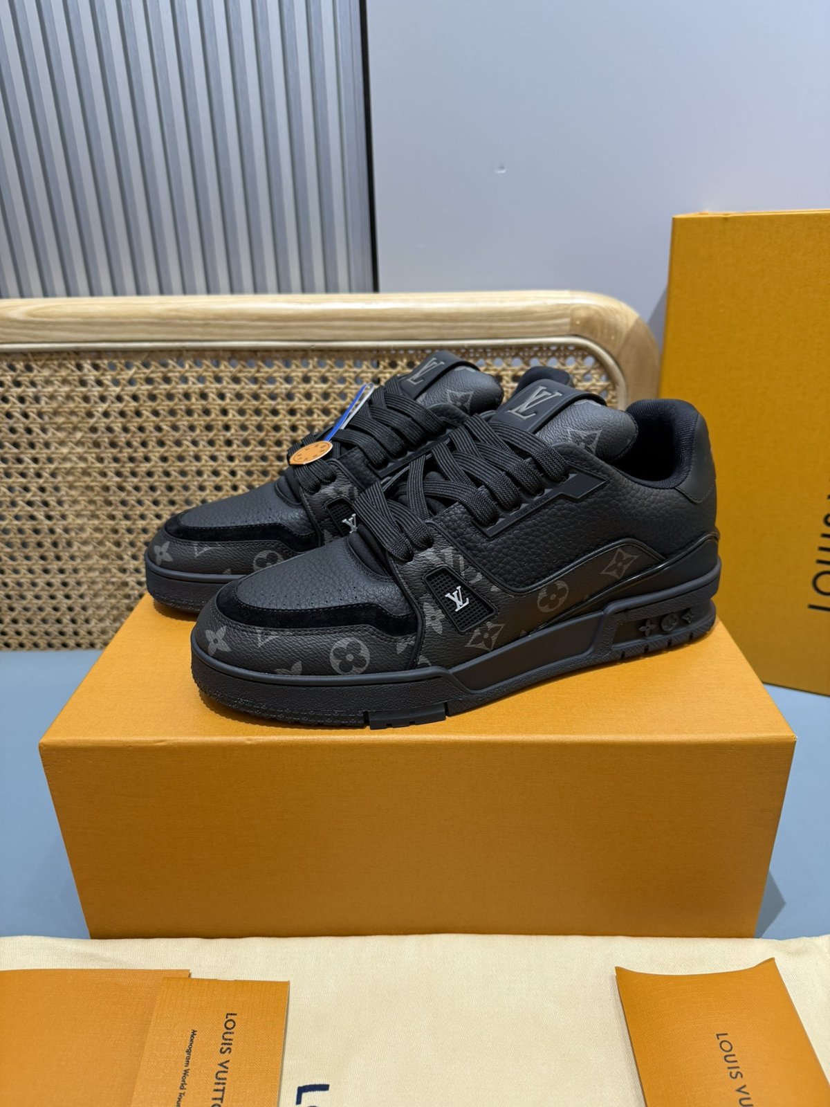 Sneakers Trainer 'Noir Mat' — vue 20