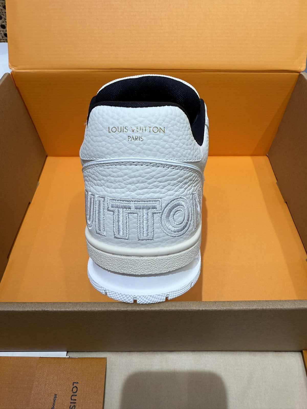 Sneakers Trainer Velcro 'Blanc Noir Graphique' — vue 10