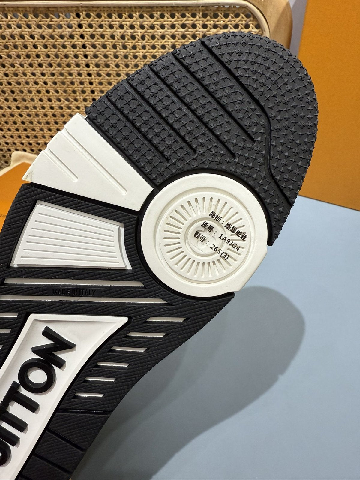Sneakers Trainer Velcro 'Noir Blanc Gris' — vue 8