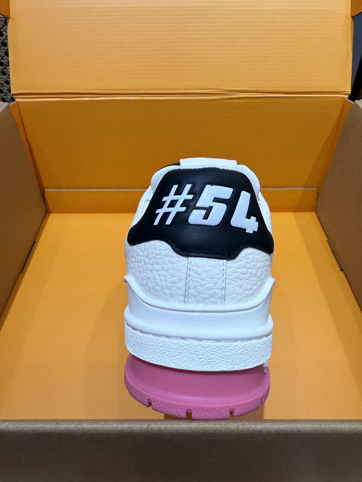 Sneakers Trainer 'Blanc Noir Rose' — vue 10