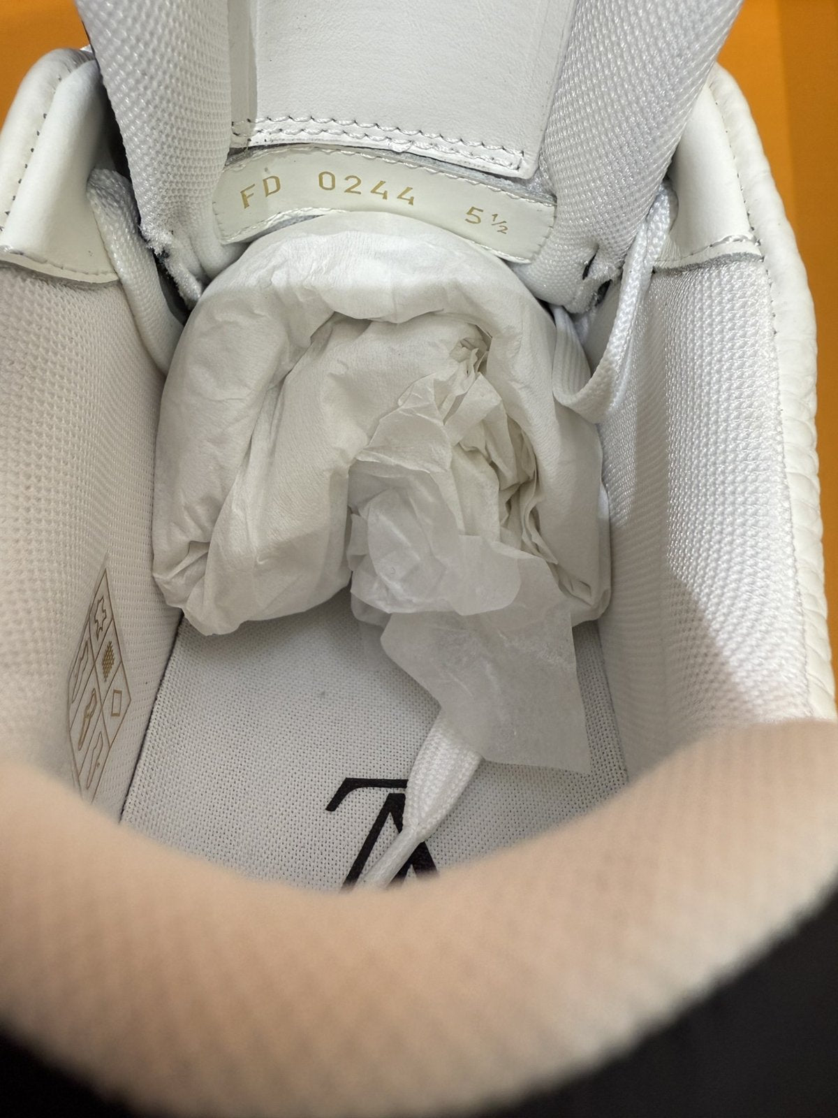 Sneakers Trainer 'Blanc Noir Vert' — vue 7