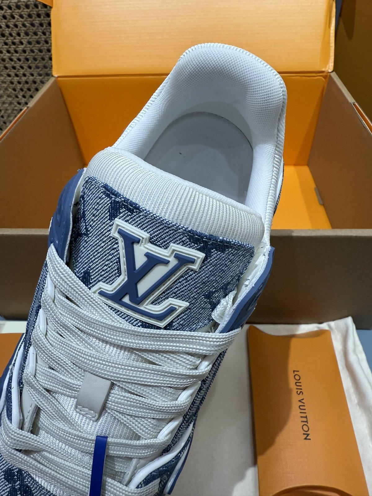 Sneakers Trainer Denim 'Denim Bleu Clair' — vue 7