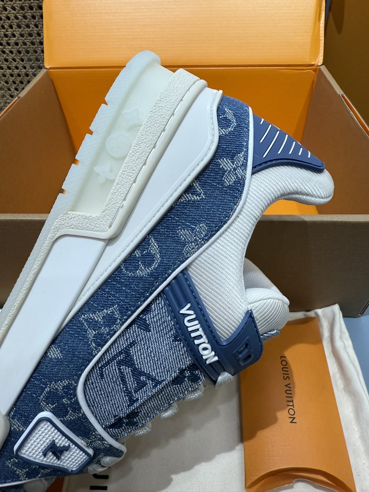 Sneakers Trainer Denim 'Denim Bleu Clair' — vue 8