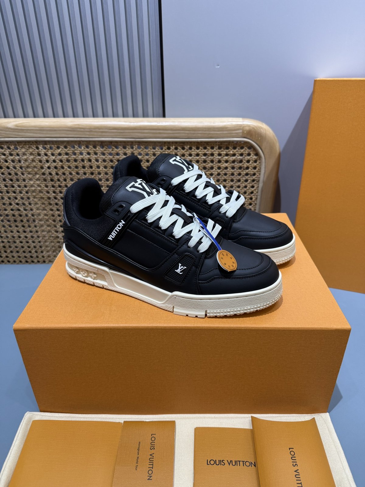 Sneakers Trainer 'Noir Bleu'