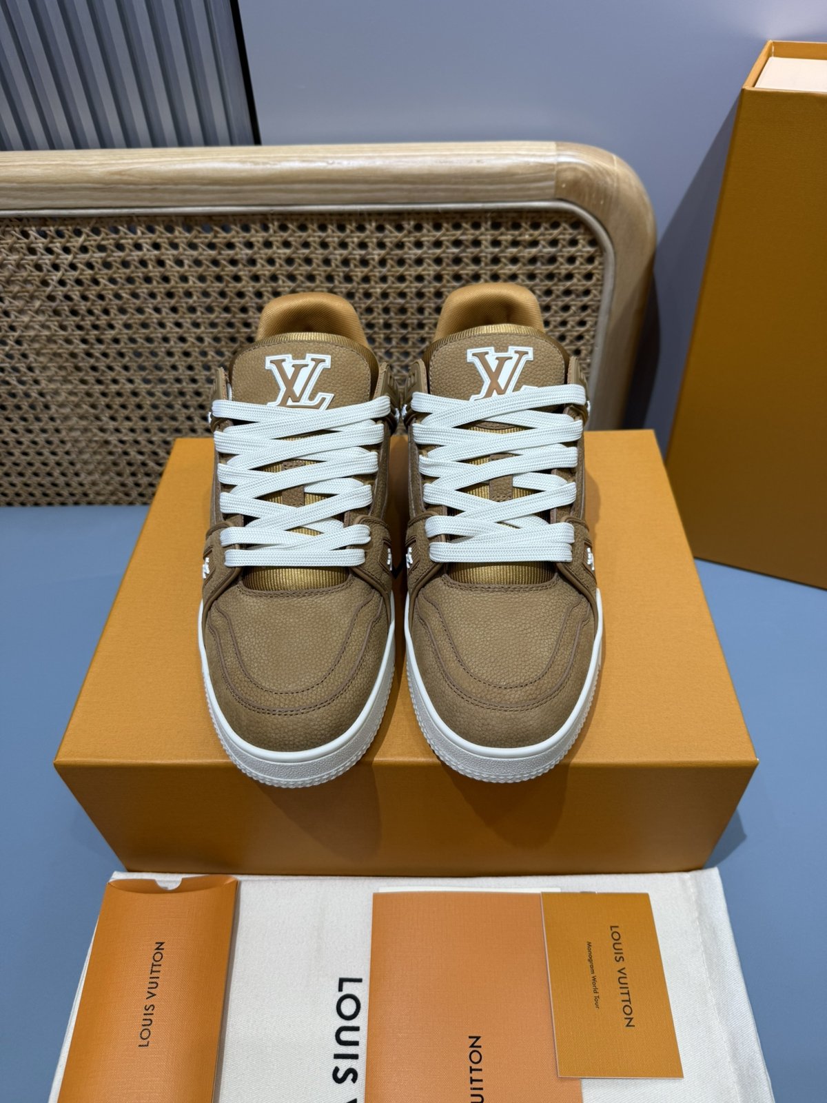 Sneakers Trainer 'Camel' — vue 4