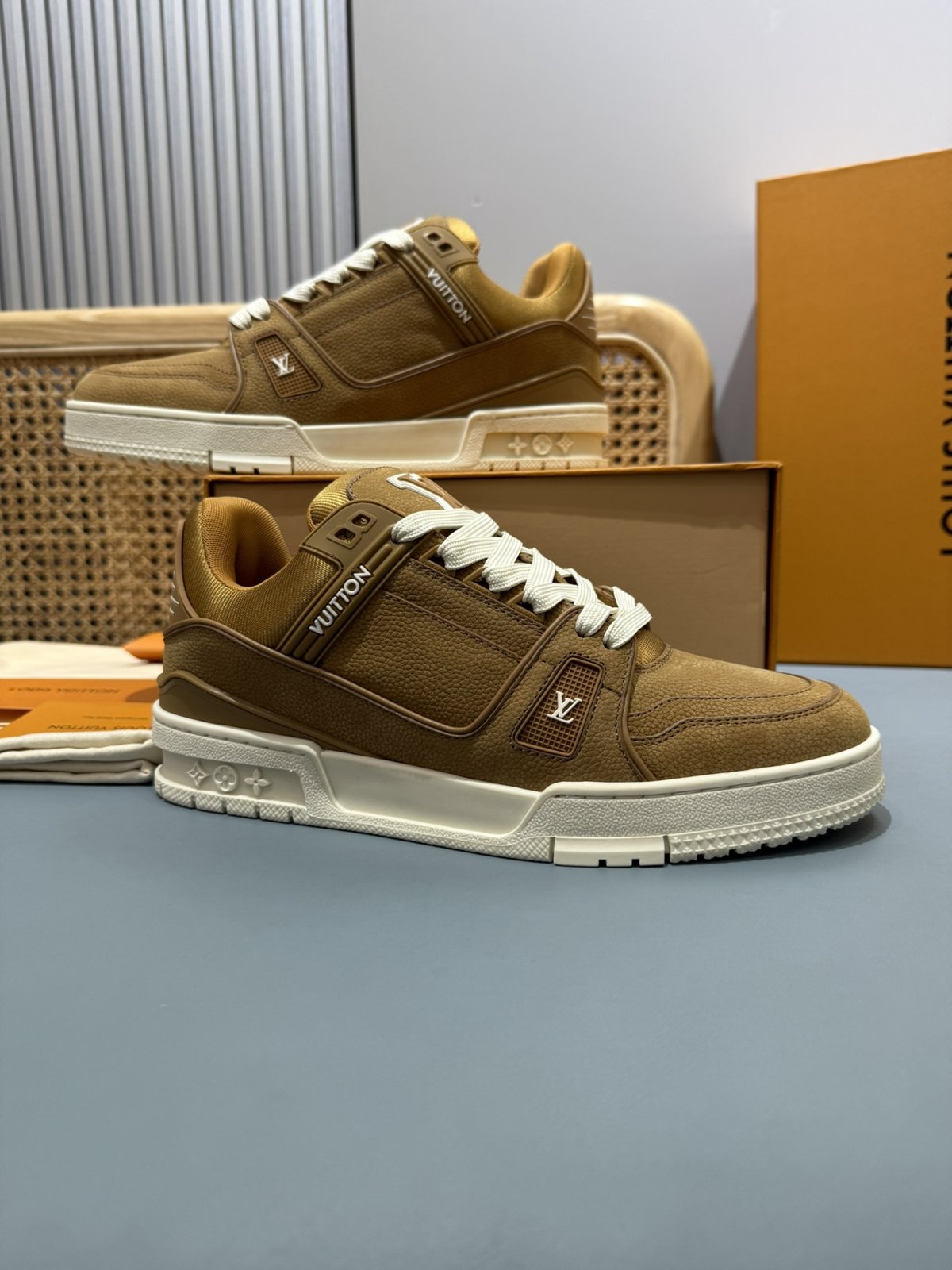 Sneakers Trainer 'Camel' — vue 5