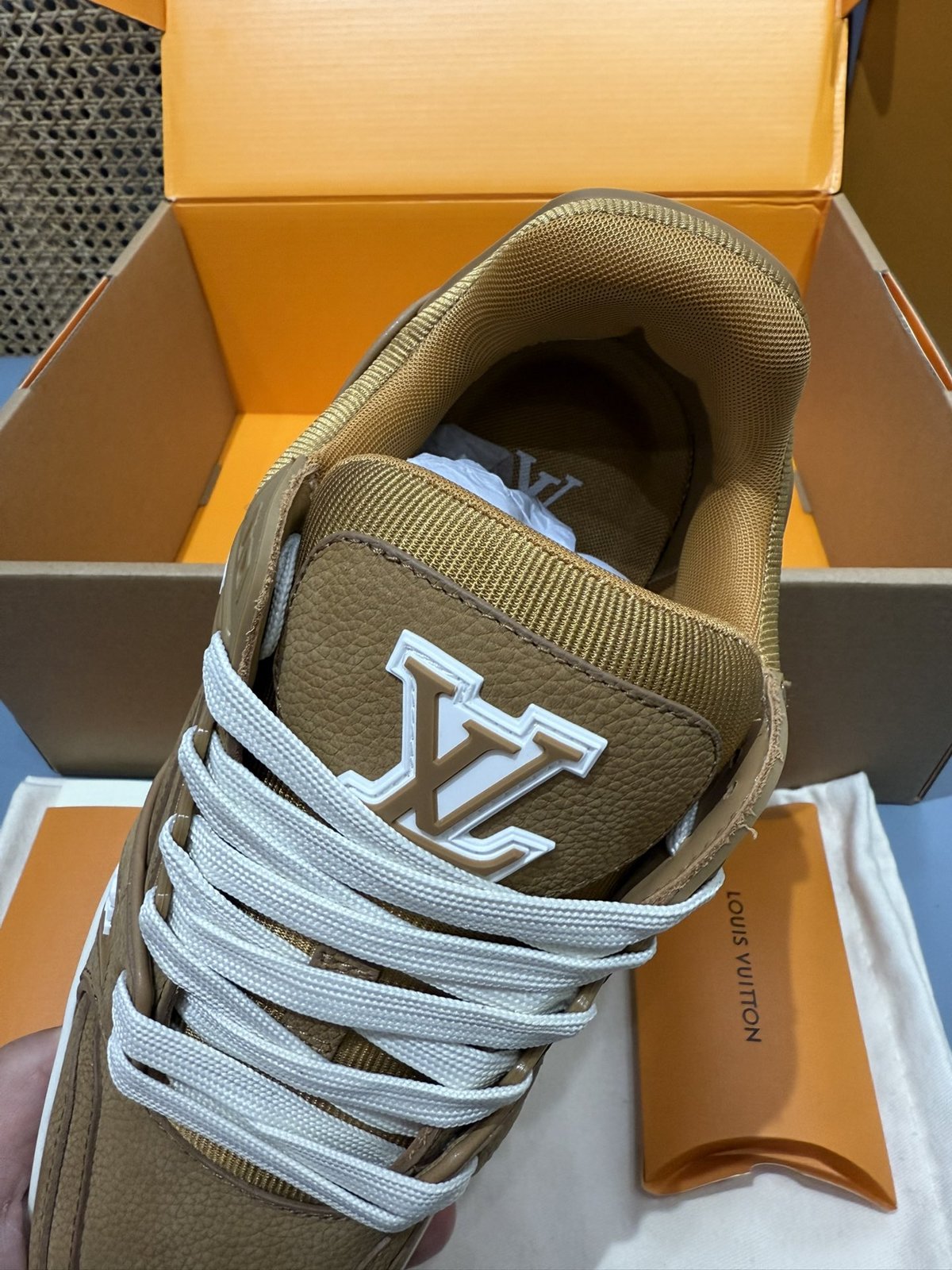 Sneakers Trainer 'Camel' — vue 7