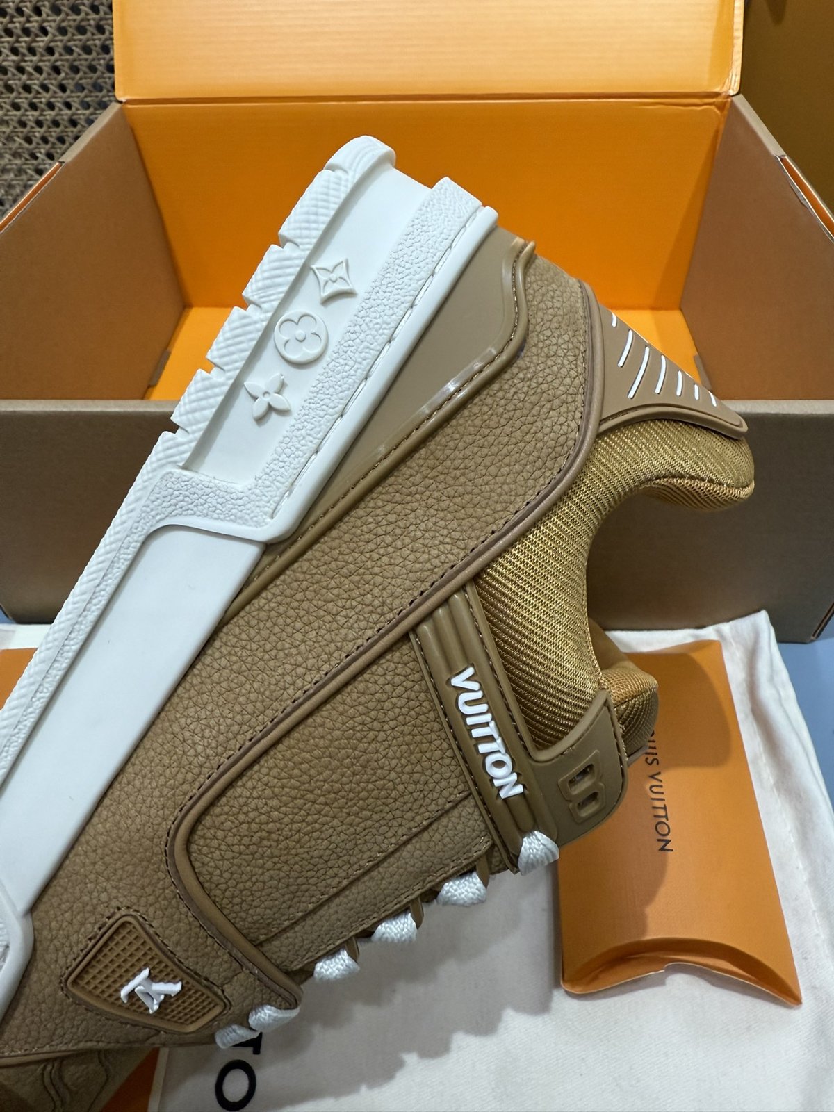 Sneakers Trainer 'Camel' — vue 8