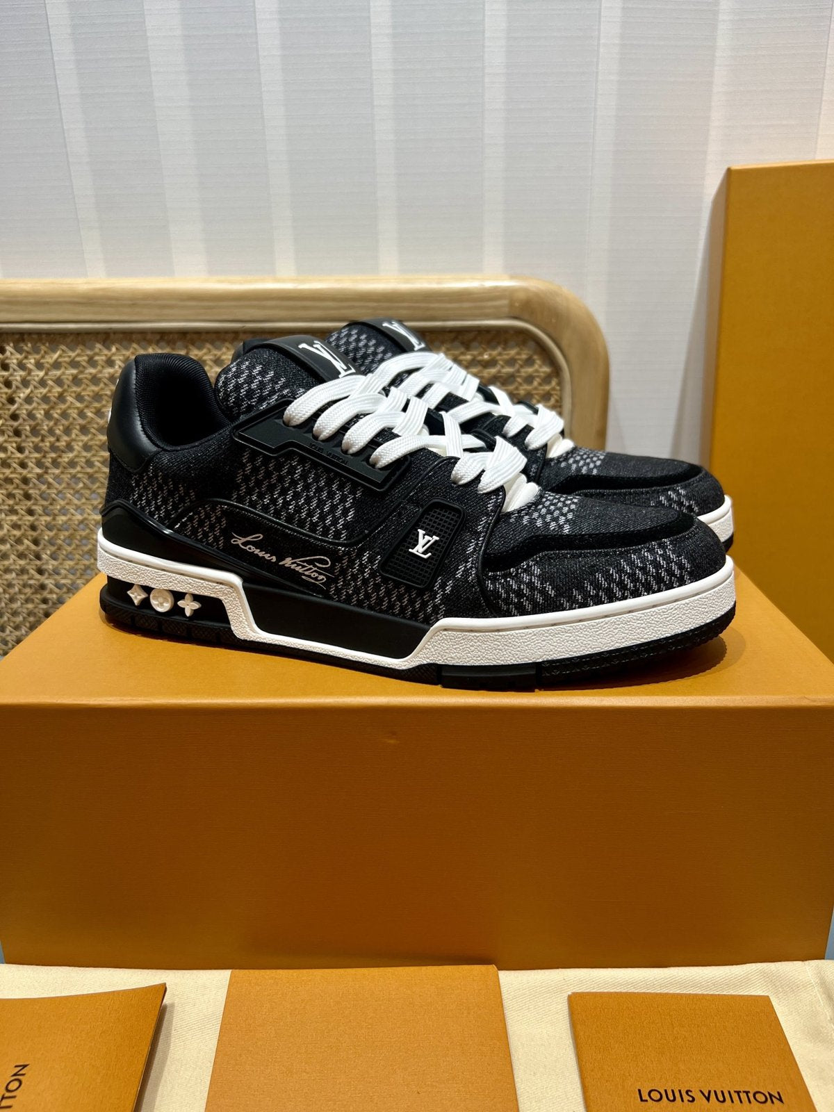 Sneakers Trainer Denim 'Denim Noir'