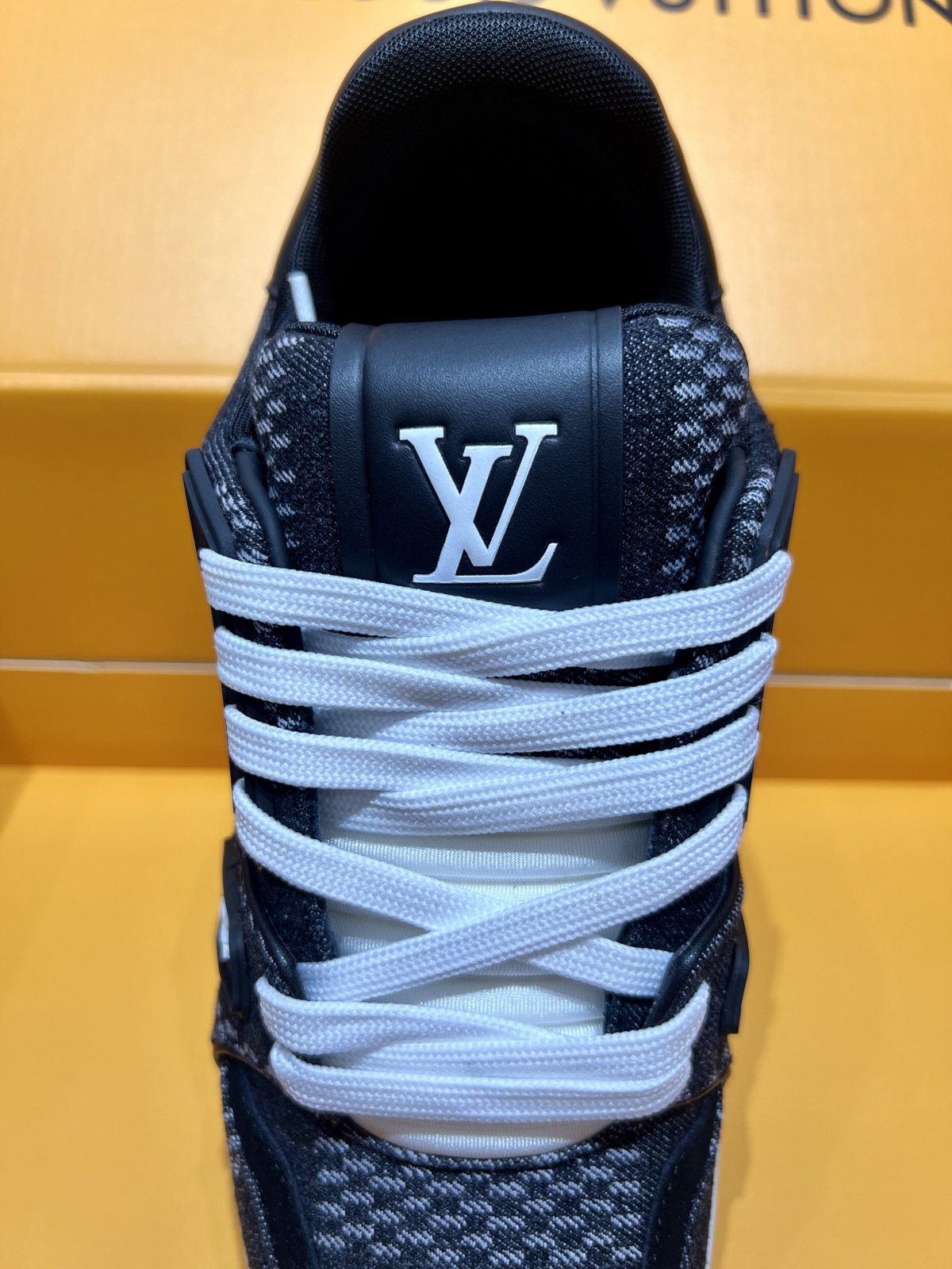 Sneakers Trainer Denim 'Denim Noir' — vue 10