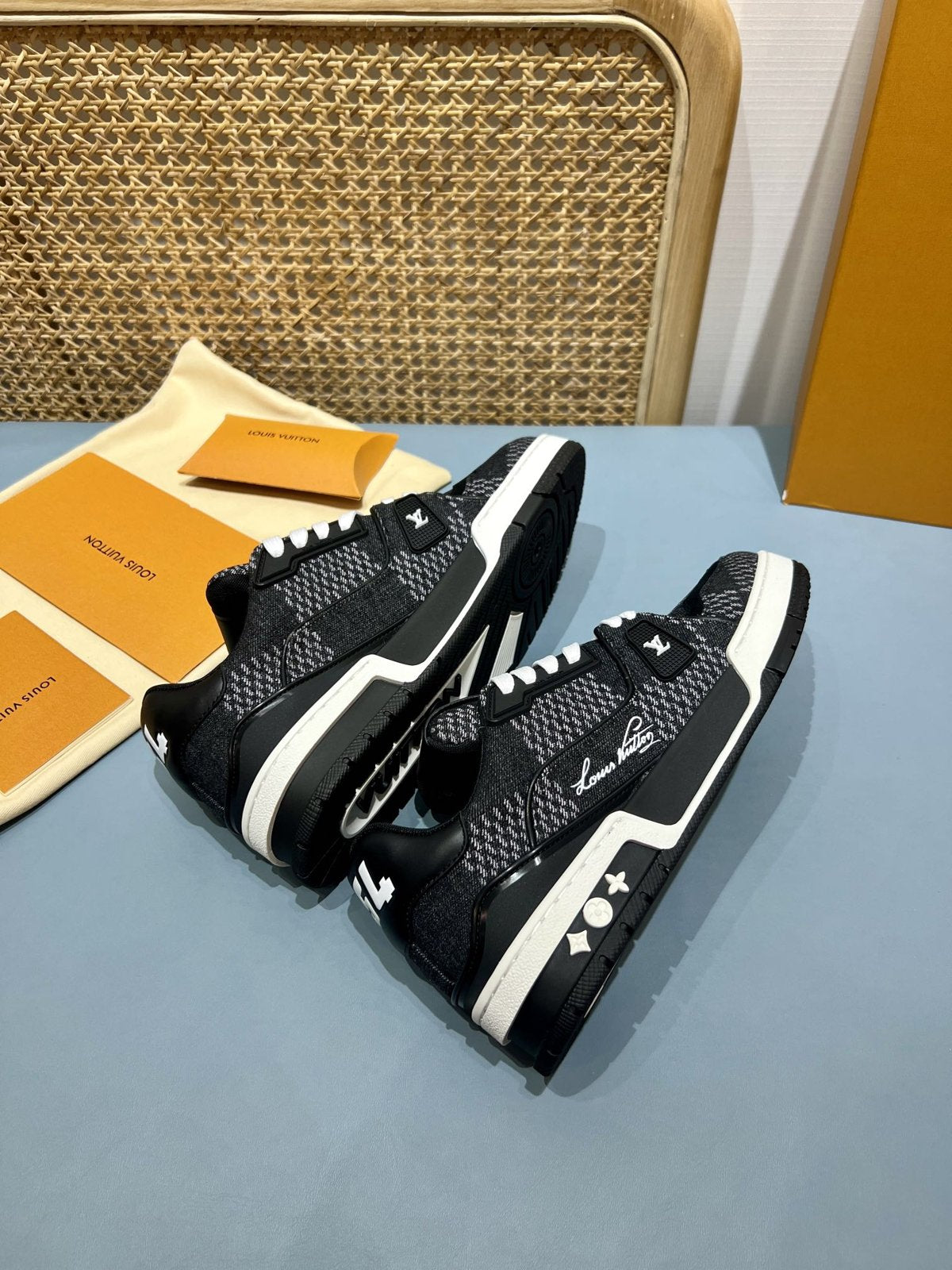 Sneakers Trainer Denim 'Denim Noir' — vue 14