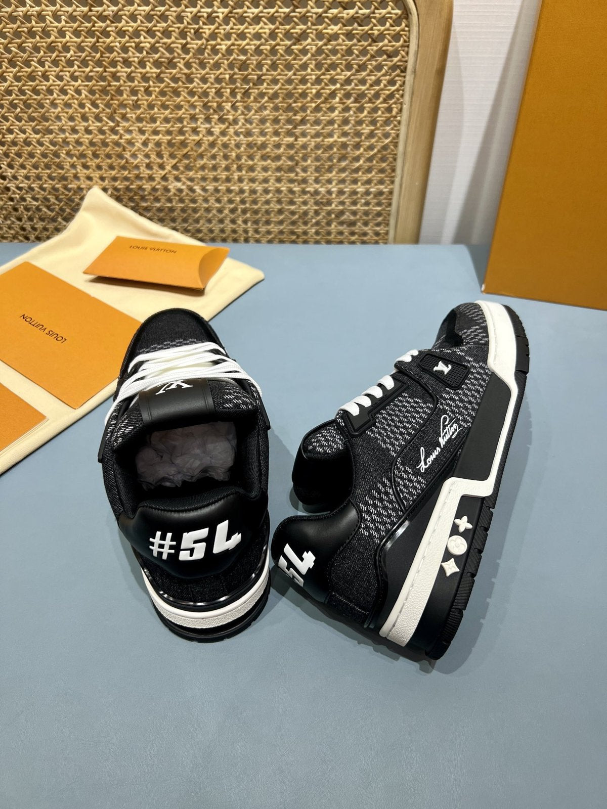 Sneakers Trainer Denim 'Denim Noir' — vue 15