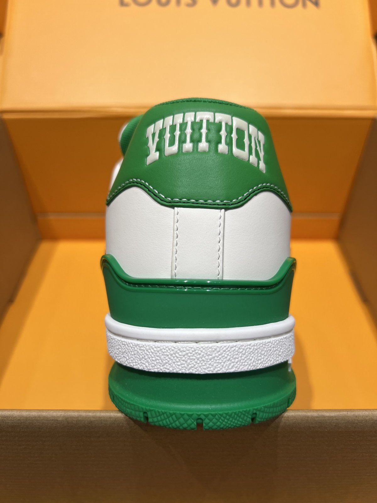 Sneakers Trainer Rivets 'Blanc Vert' — vue 10