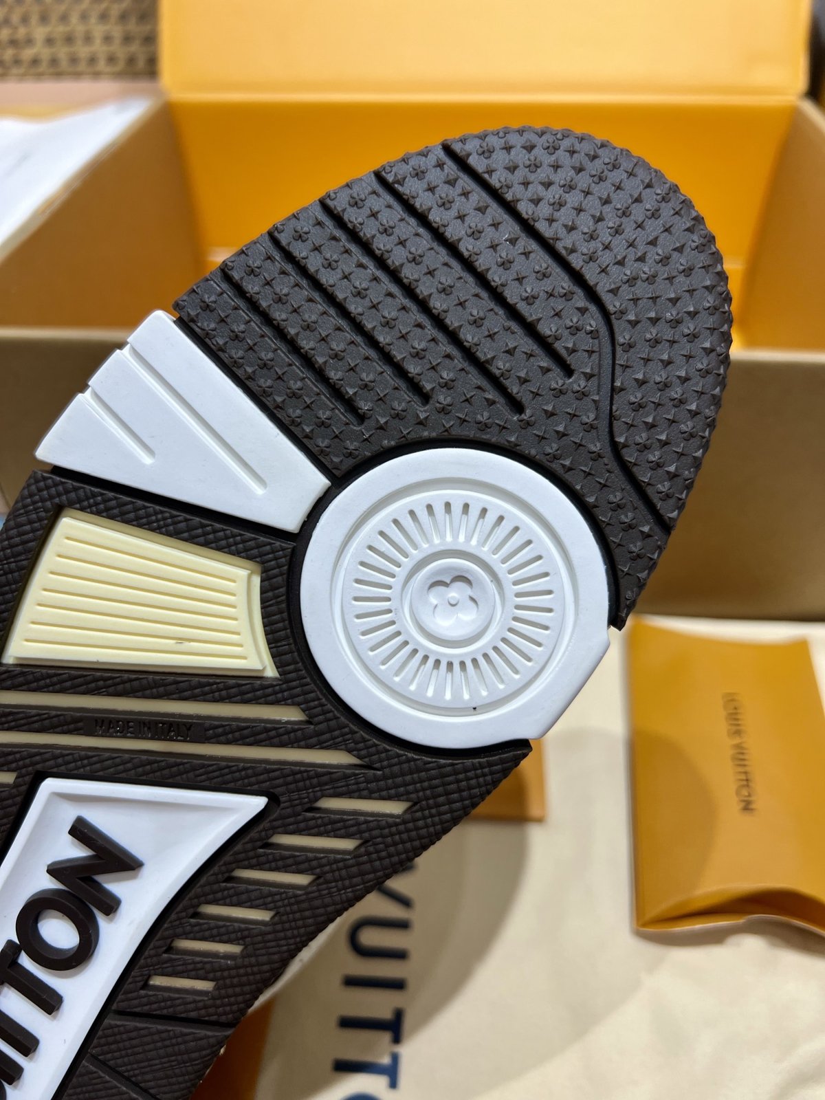 Sneakers Trainer 'Blanc Marron' — vue 12