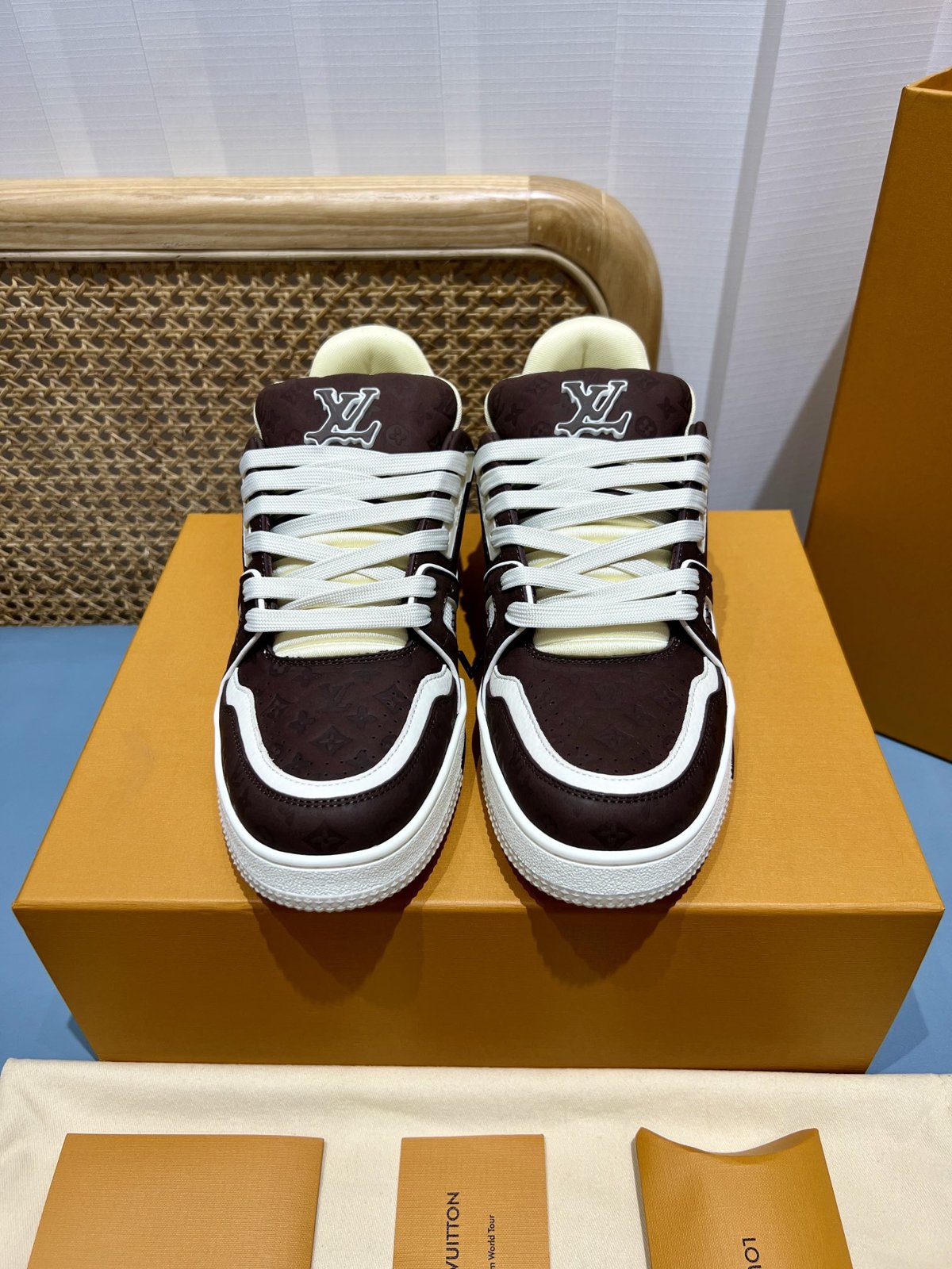 Sneakers Trainer 'Marron Chocolat' — vue 4