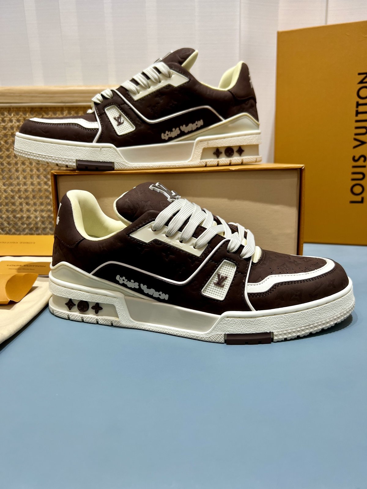 Sneakers Trainer 'Marron Chocolat' — vue 5