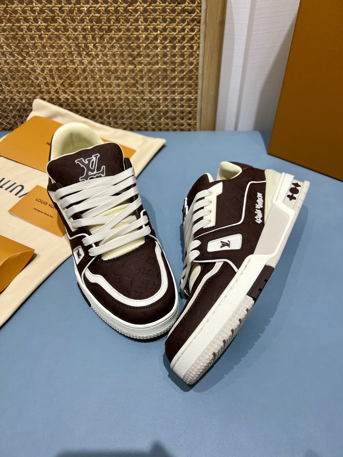 Sneakers Trainer 'Marron Chocolat' — vue 16