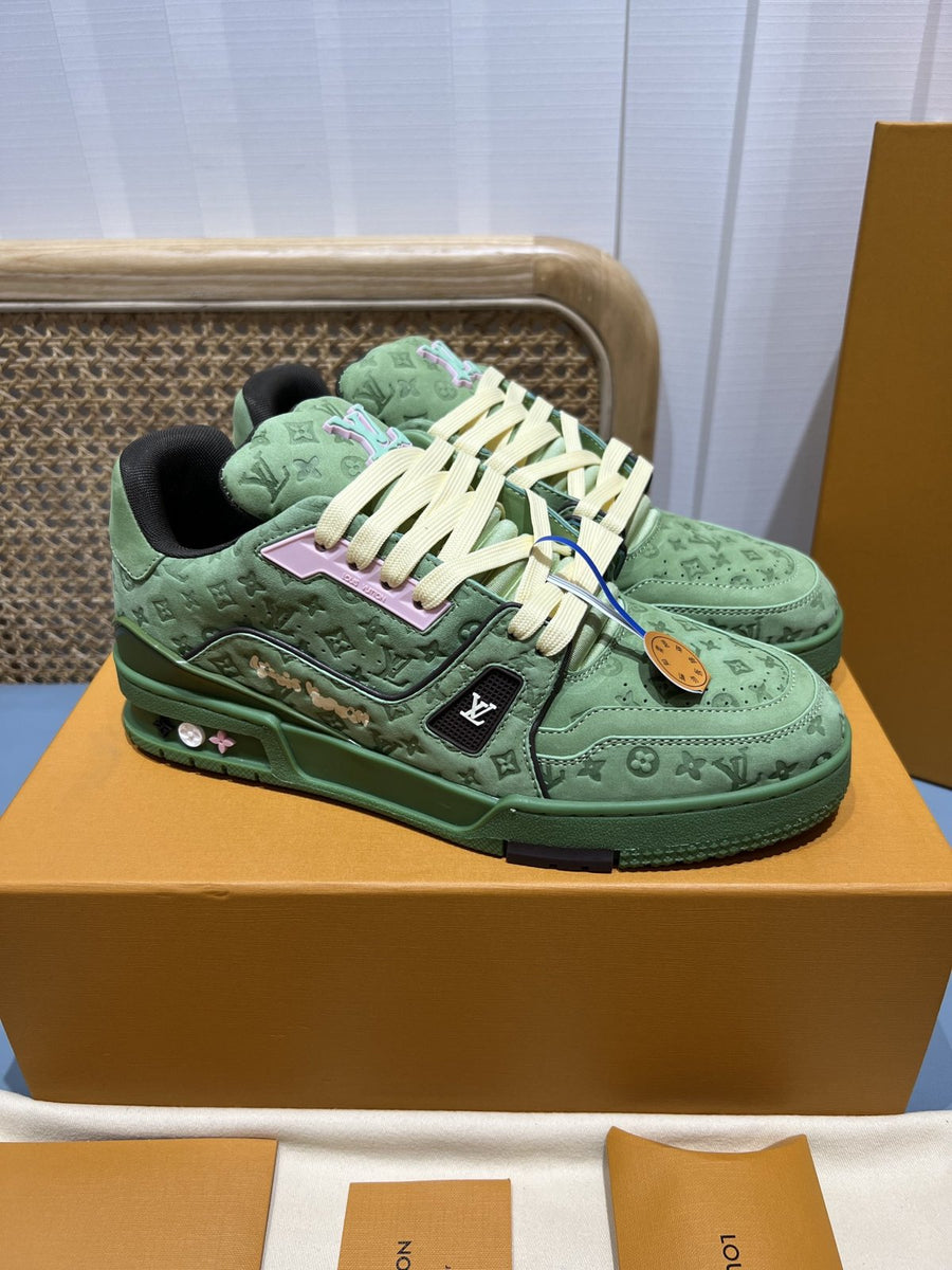 Sneakers Trainer 'Vert Monogram'