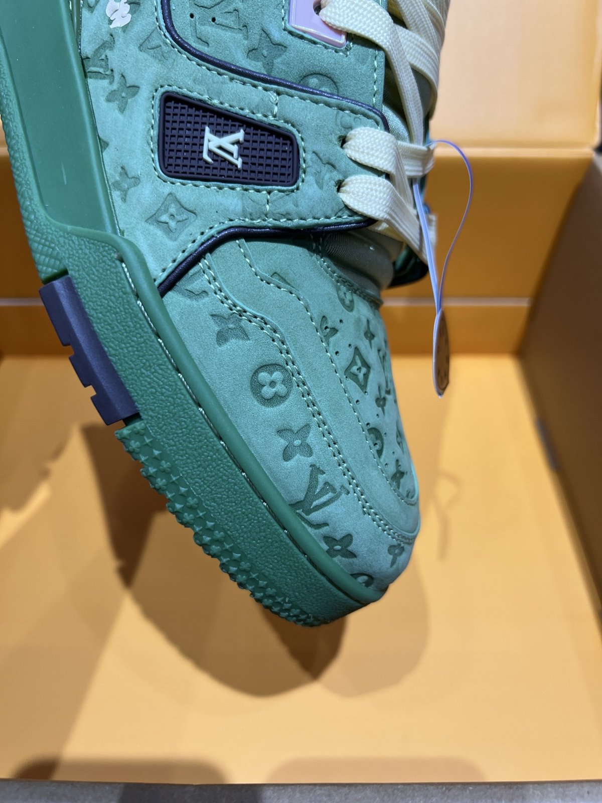 Sneakers Trainer 'Vert Monogram' — vue 13