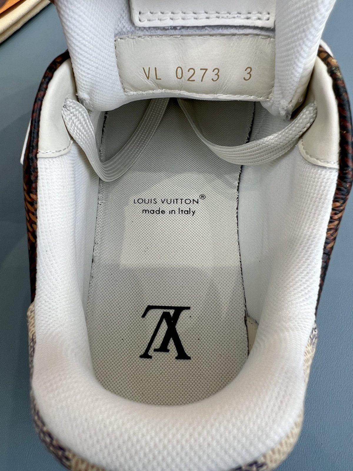 Sneakers Trainer 'Marron Damier' — vue 6