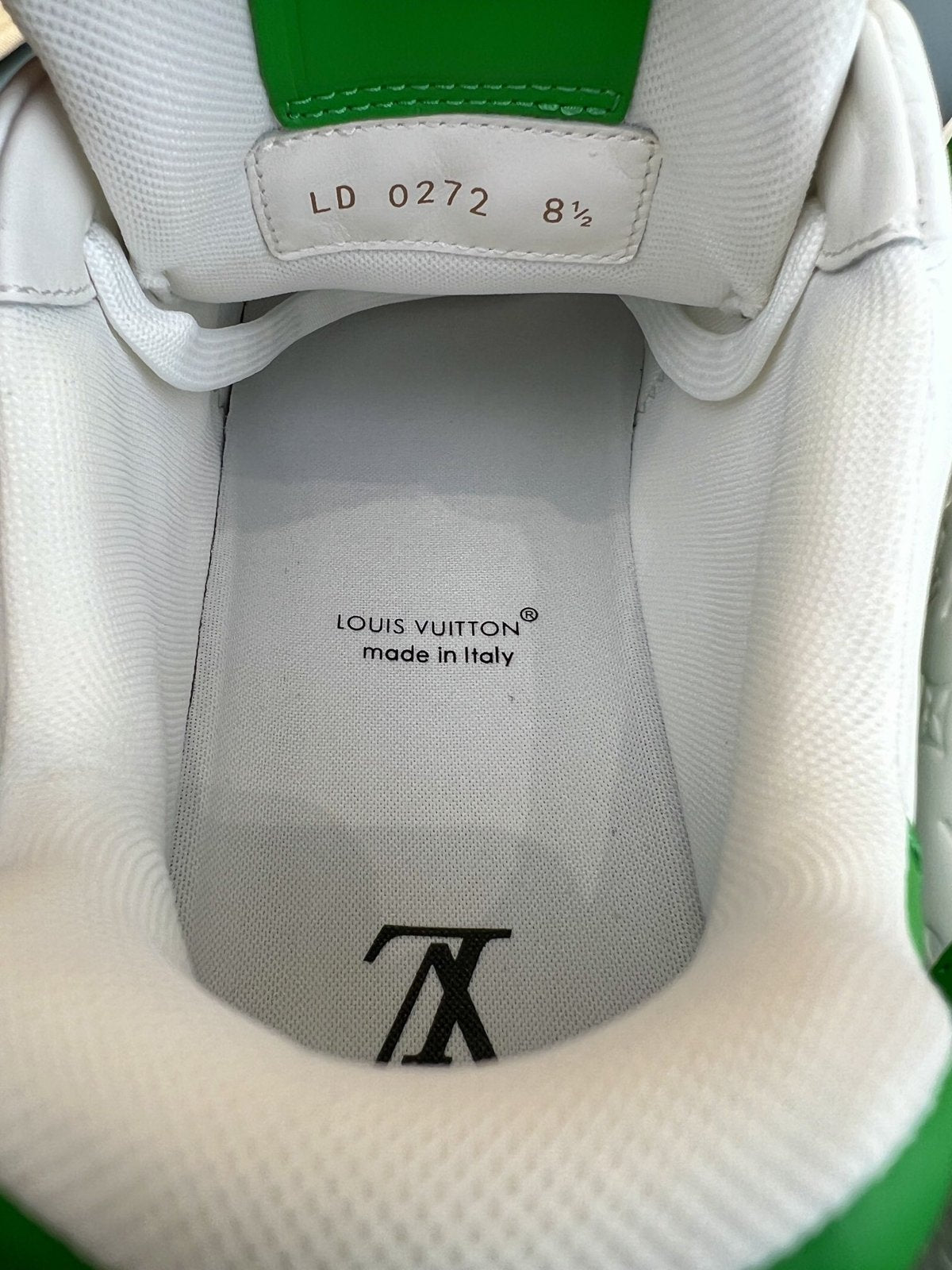 Sneakers Trainer 'Blanc Vert Classique' — vue 6