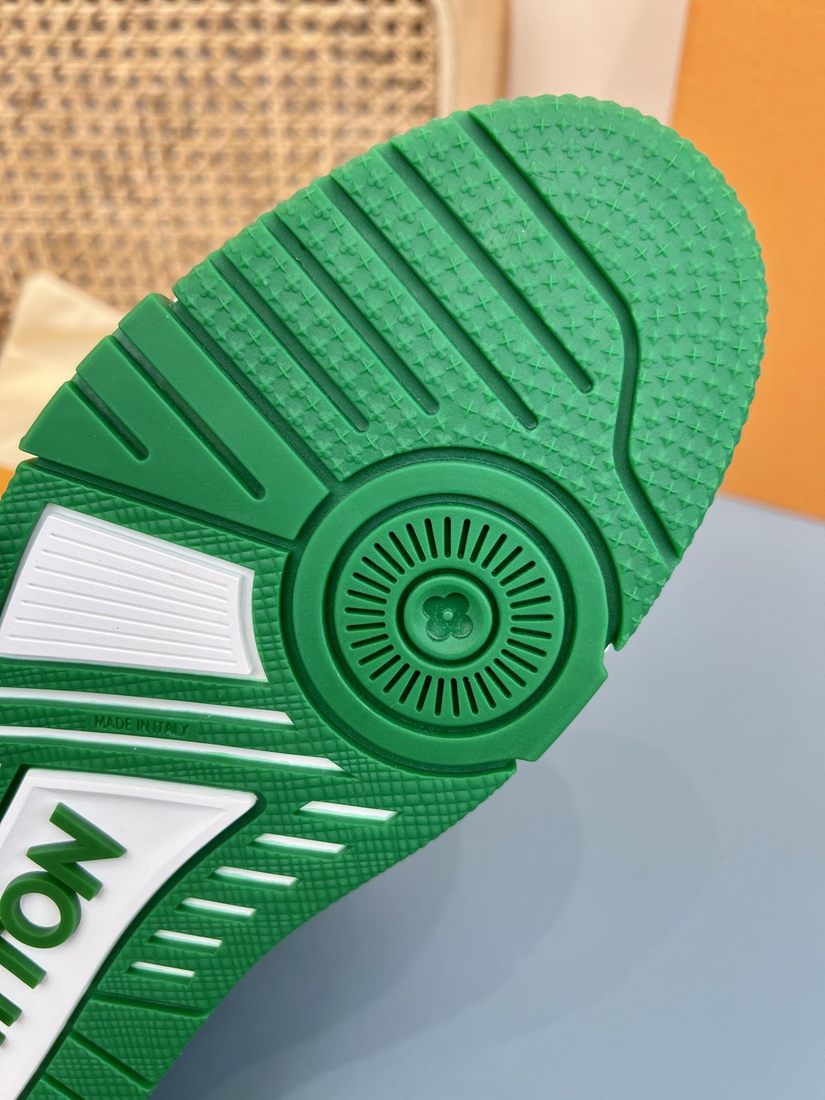 Sneakers Trainer 'Blanc Vert Classique' — vue 11