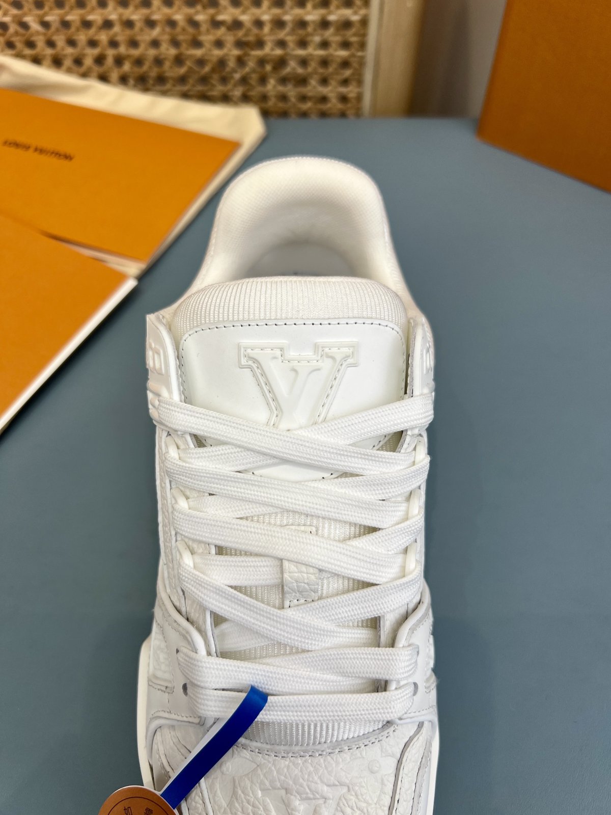 Sneakers Trainer 'Blanc Total' — vue 9