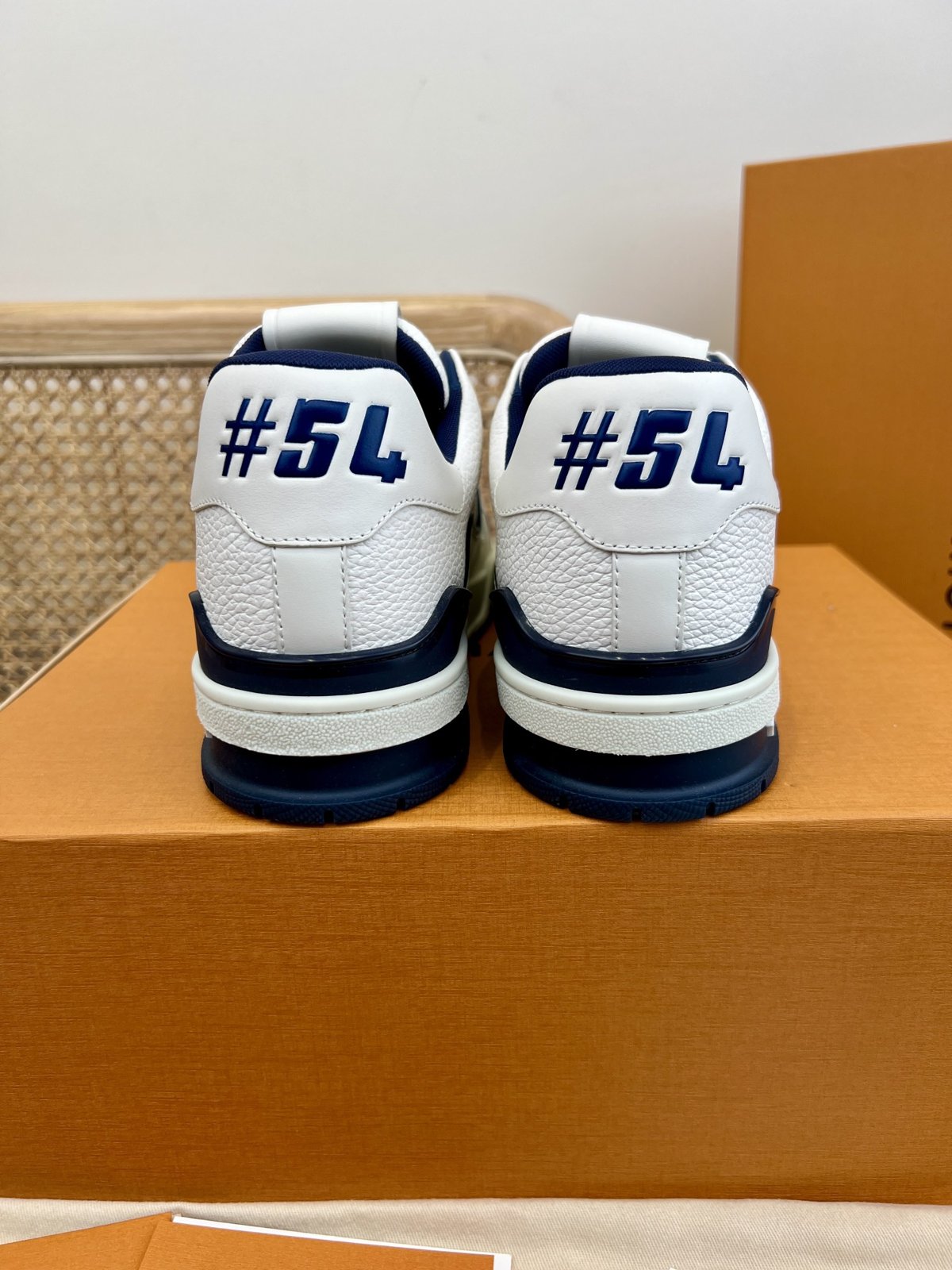 Sneakers Trainer 'Blanc Marine Classique' — vue 2