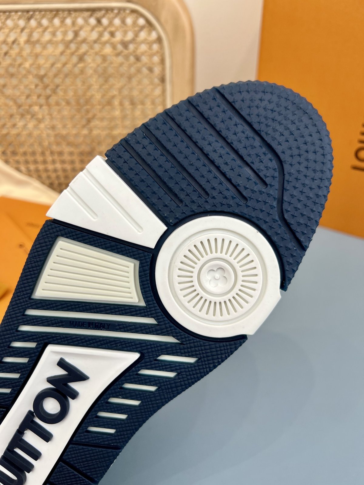 Sneakers Trainer 'Blanc Marine Classique' — vue 10