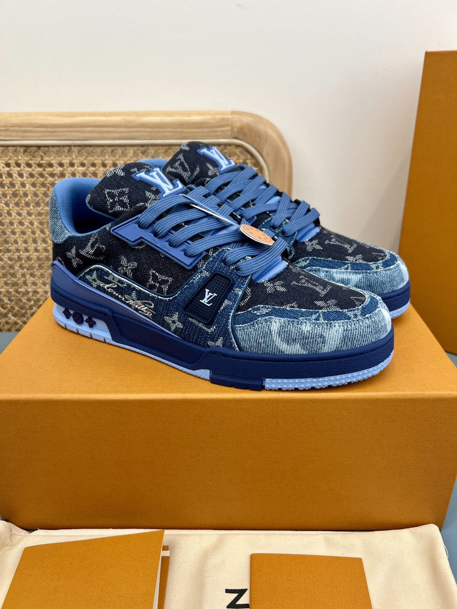 Sneakers Trainer Denim 'Denim Bleu Monogram'
