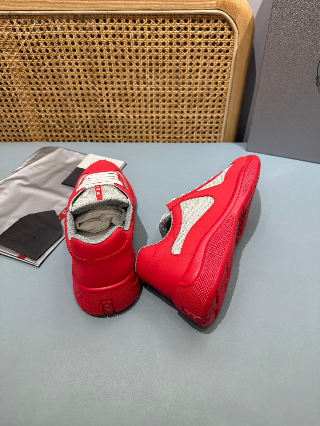 Sneakers America's Cup 'Rouge' — vue 2