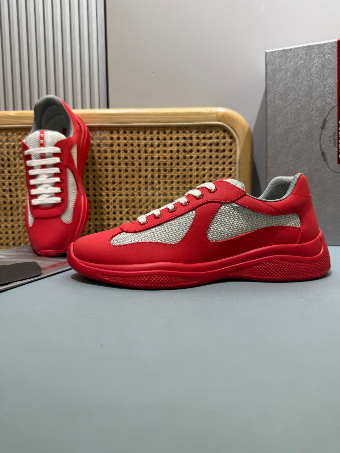 Sneakers America's Cup 'Rouge' — vue 10