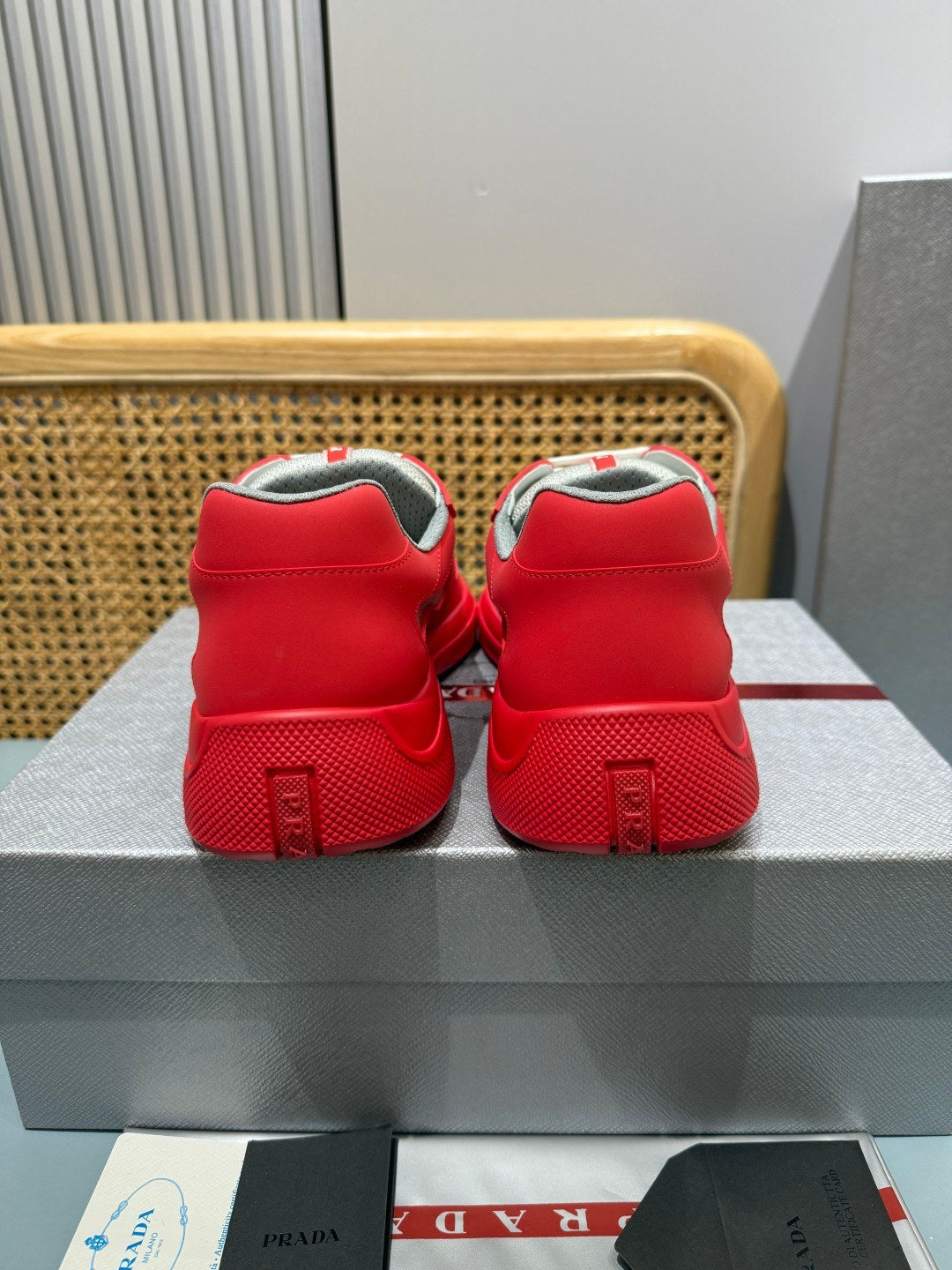 Sneakers America's Cup 'Rouge' — vue 12