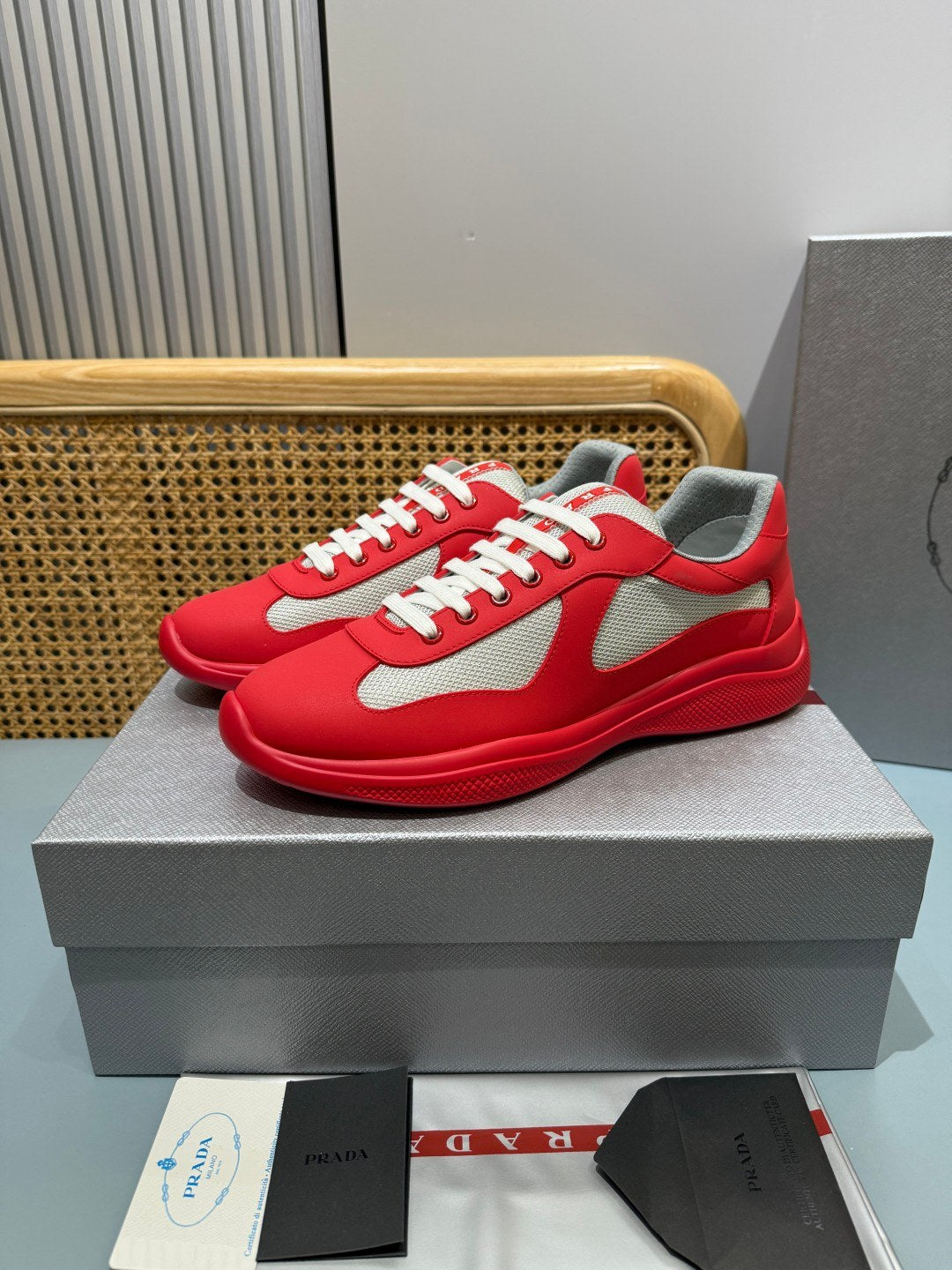 Sneakers America's Cup 'Rouge' — vue 14