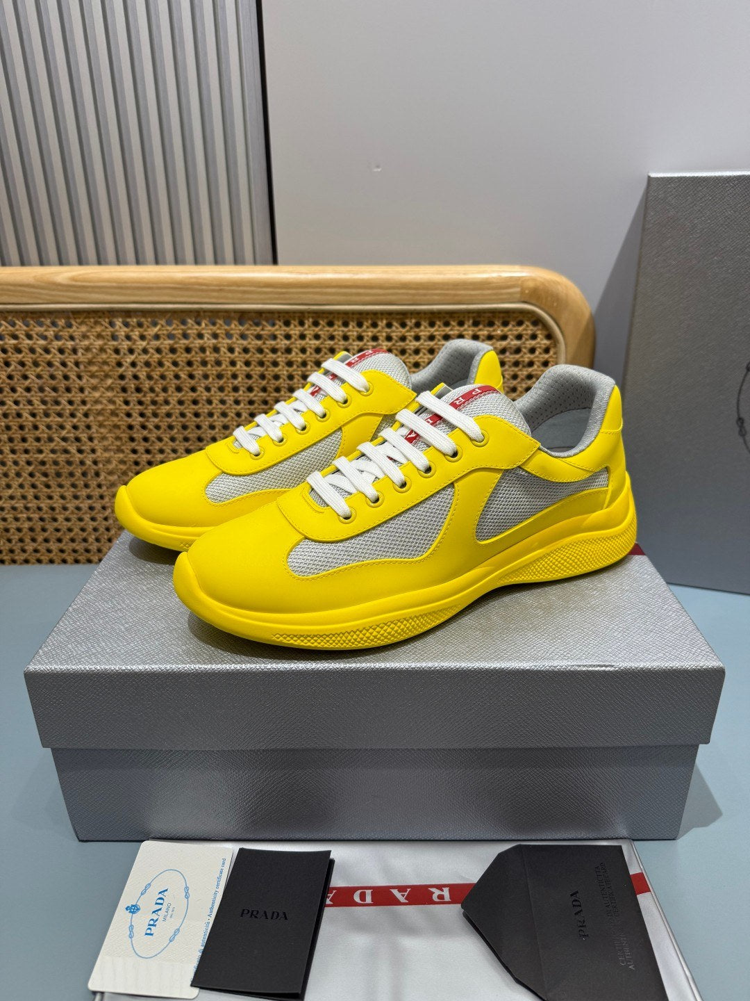 Sneakers America's Cup 'Jaune' — vue 2