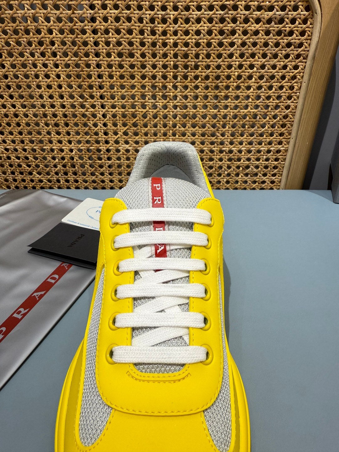Sneakers America's Cup 'Jaune' — vue 5