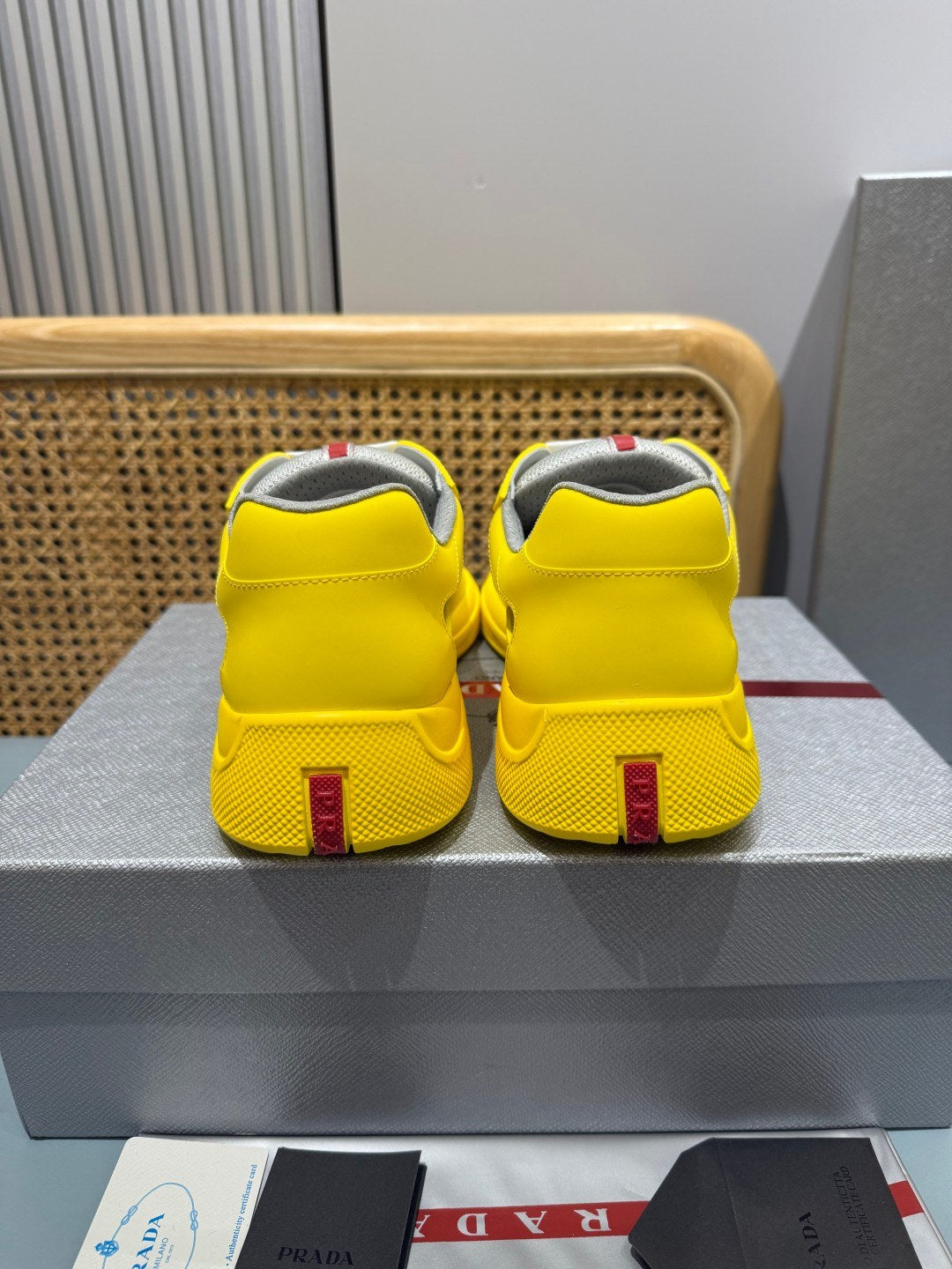 Sneakers America's Cup 'Jaune' — vue 15