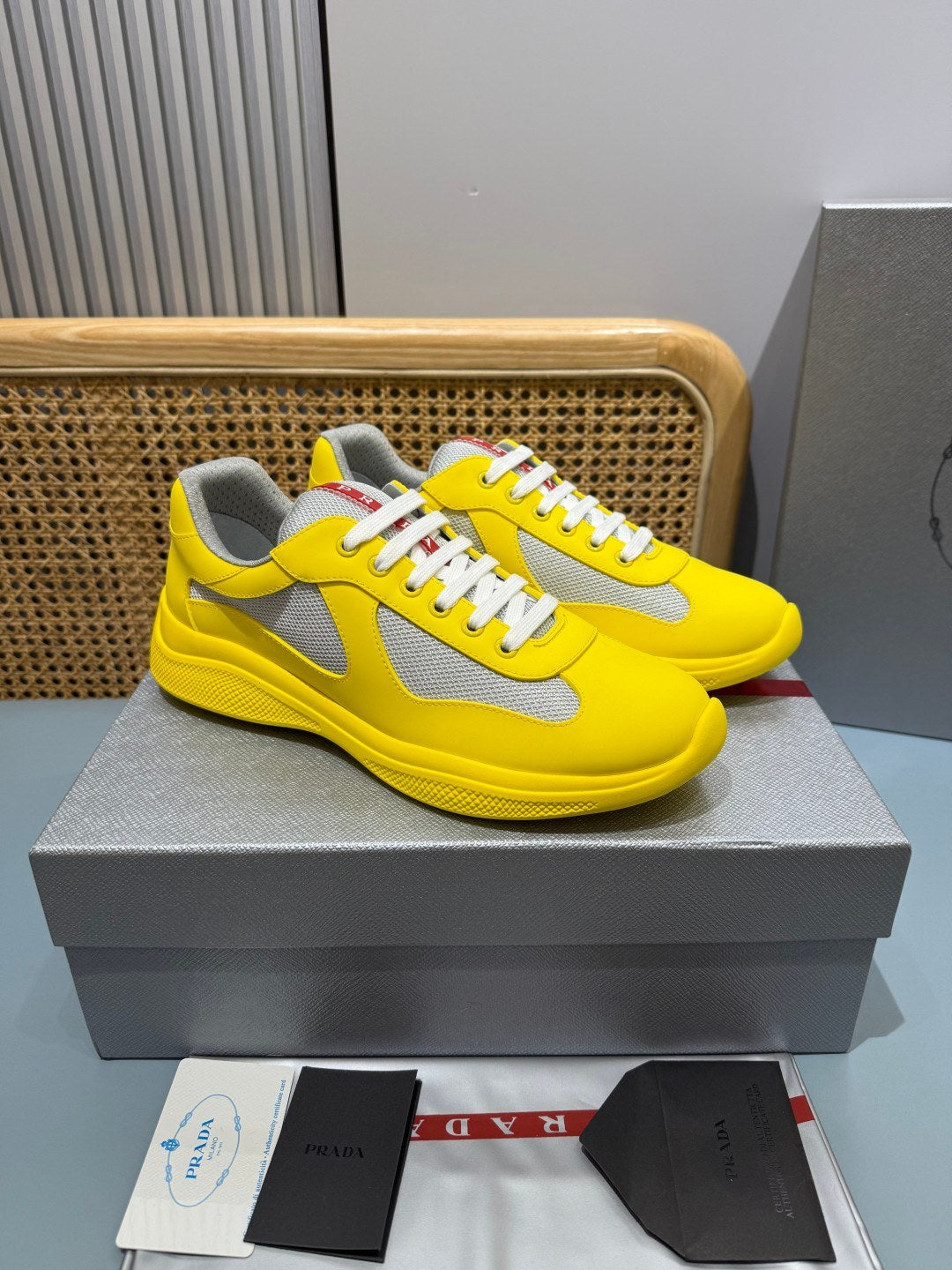 Sneakers America's Cup 'Jaune' — vue 16