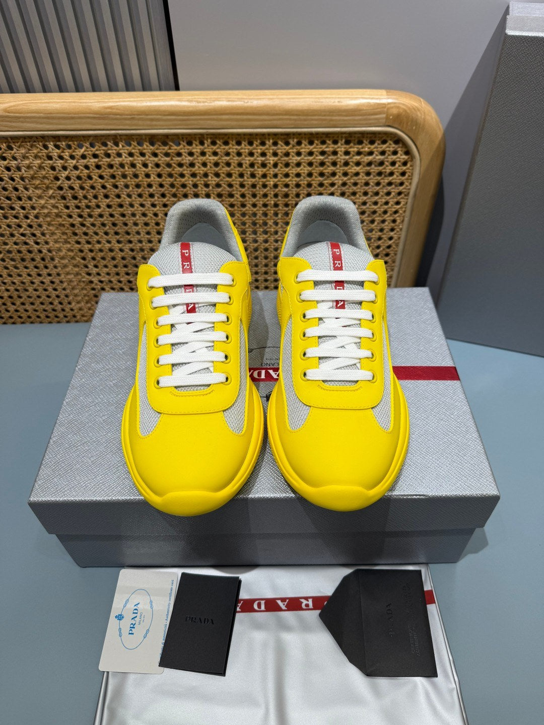 Sneakers America's Cup 'Jaune' — vue 17