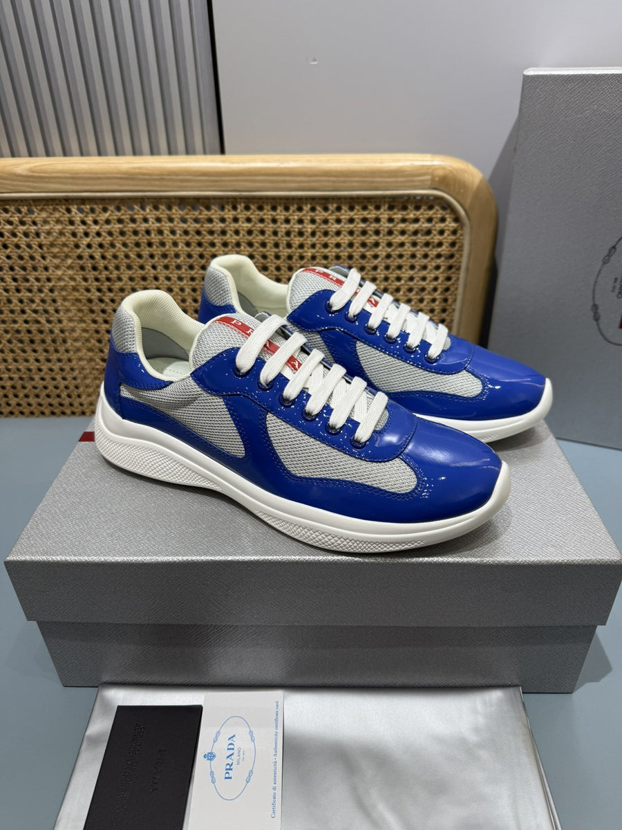 Sneakers America's Cup 'Bleu Roi Verni' — vue 16