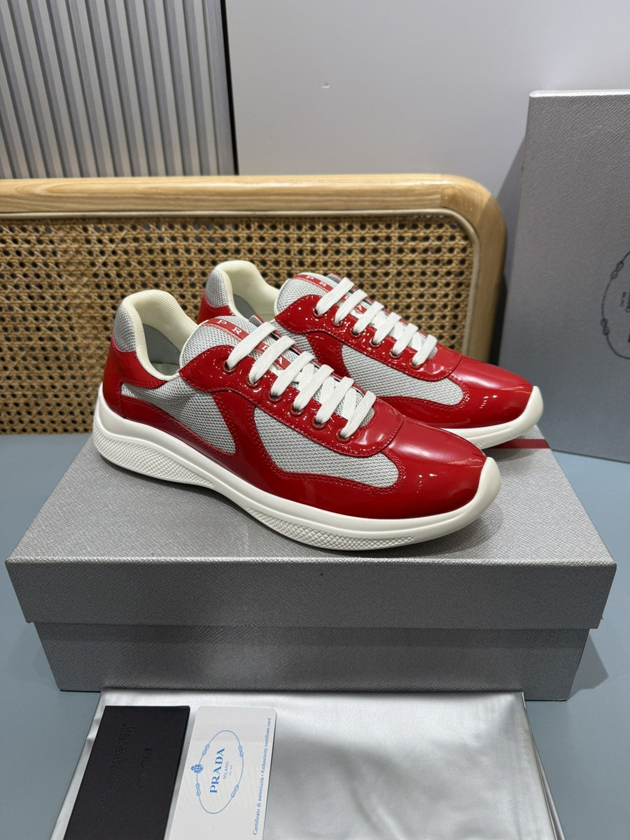 Sneakers America's Cup 'Rouge Verni' — vue 16