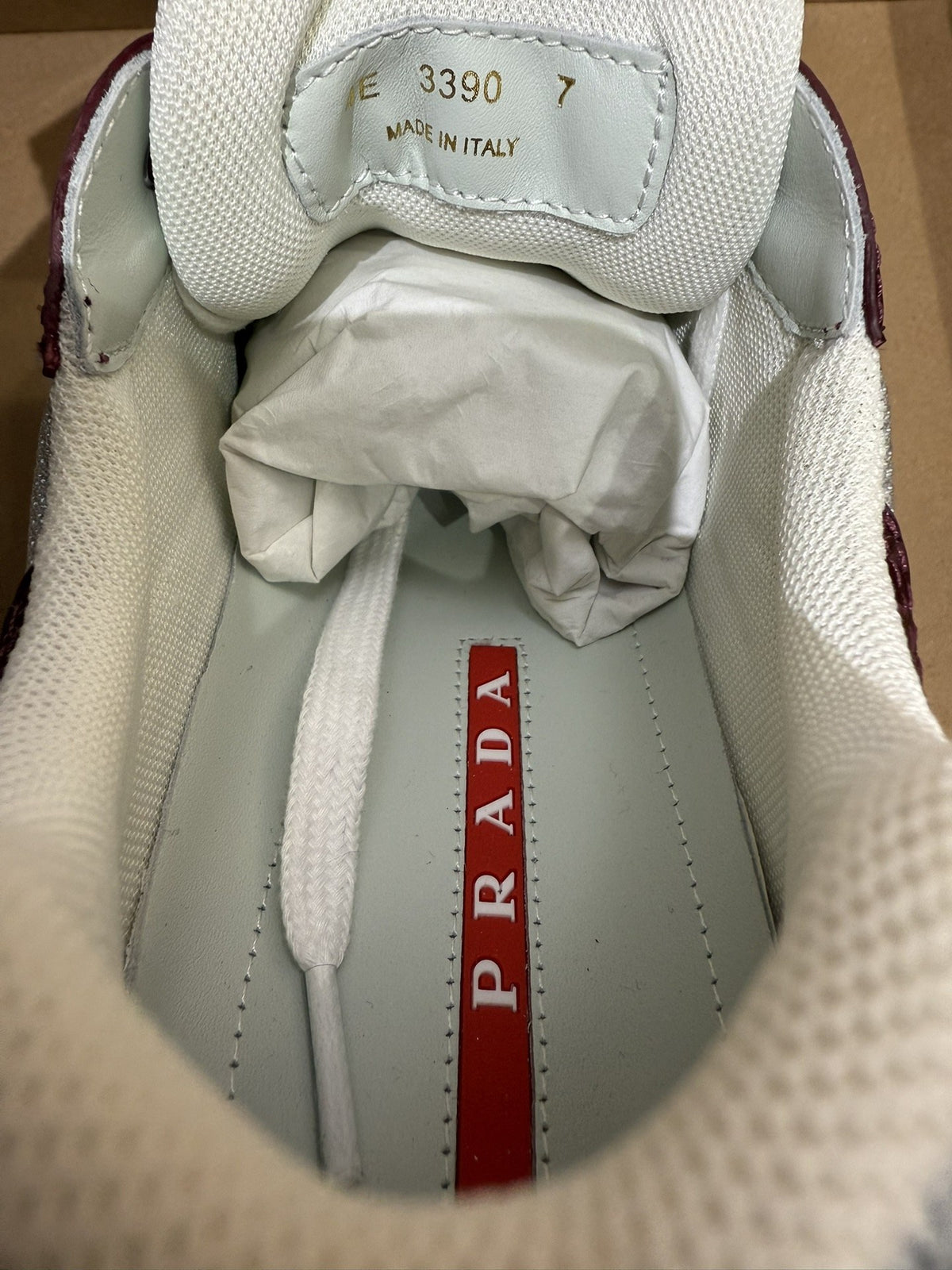 Sneakers America's Cup 'Bordeaux Verni' — vue 3