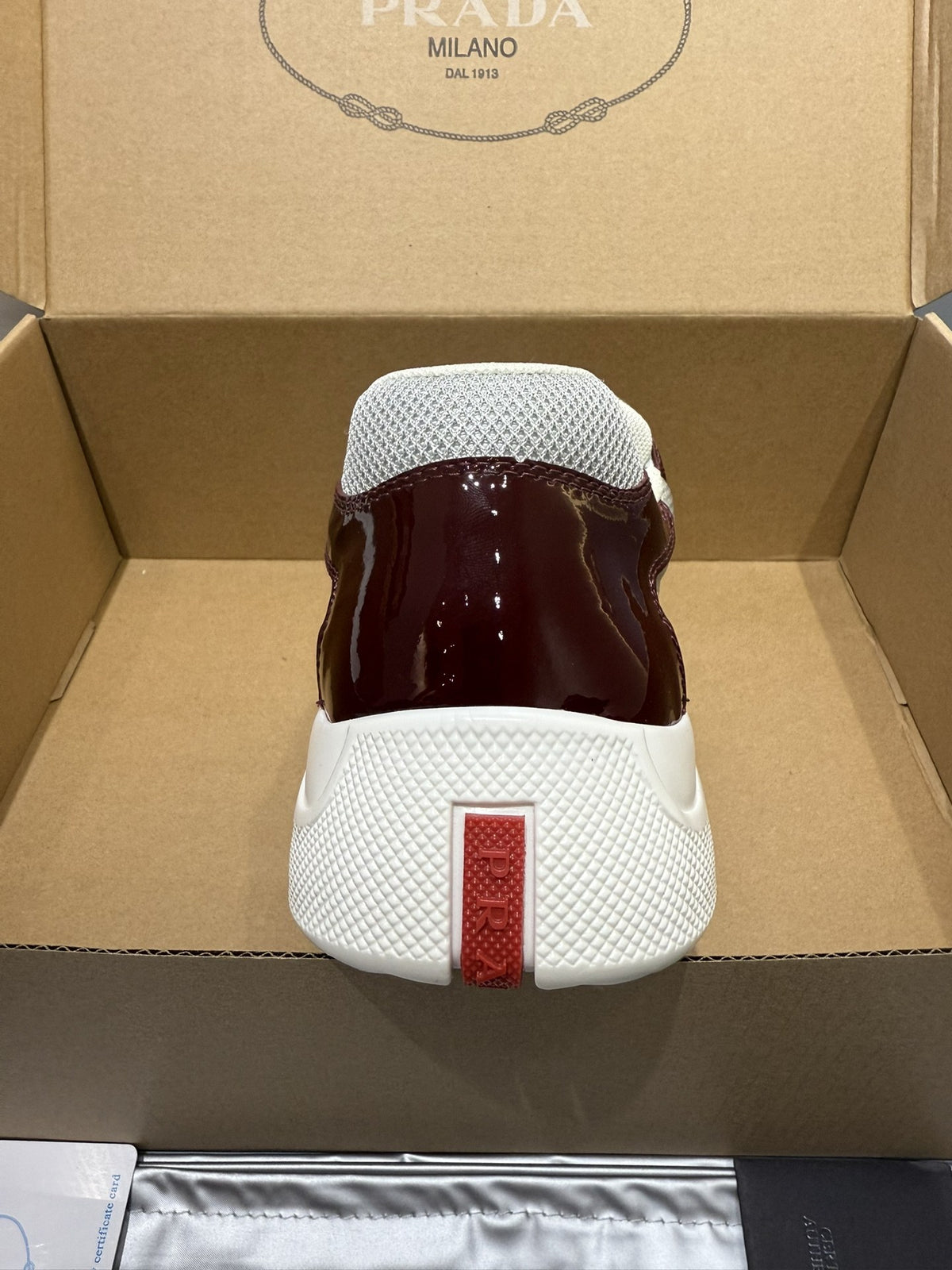 Sneakers America's Cup 'Bordeaux Verni' — vue 7