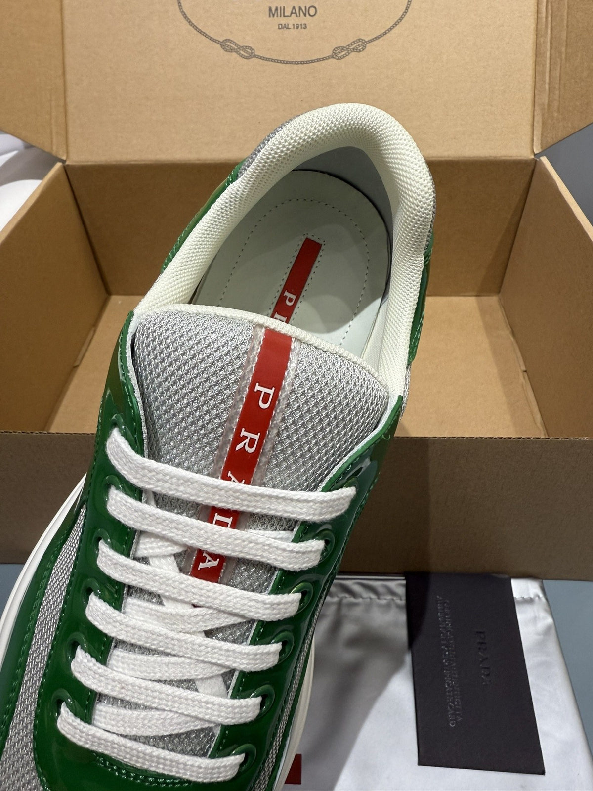 Sneakers America's Cup 'Vert Verni' — vue 4