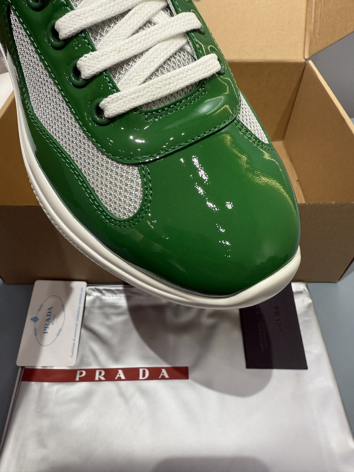 Sneakers America's Cup 'Vert Verni' — vue 6