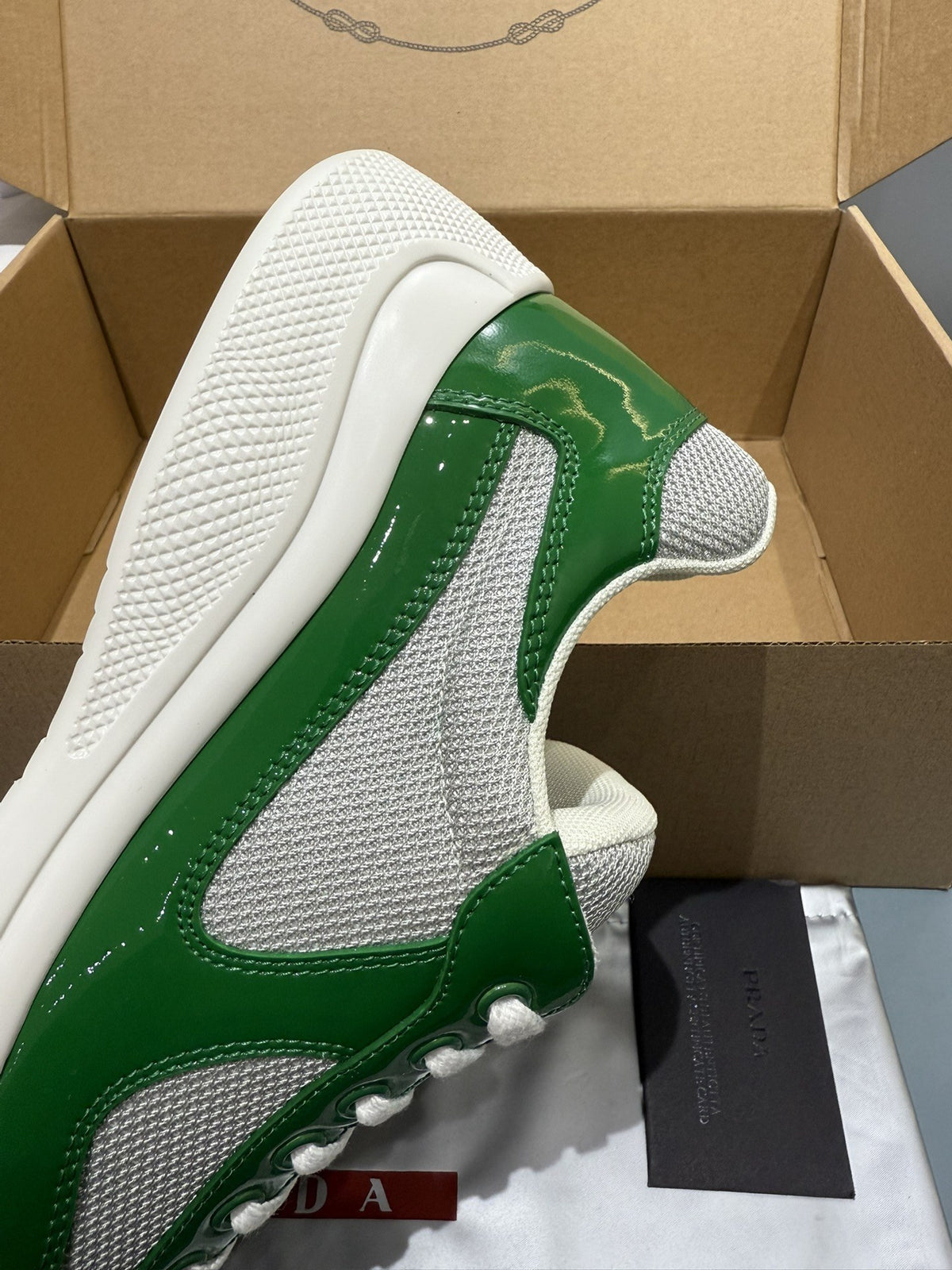 Sneakers America's Cup 'Vert Verni' — vue 8