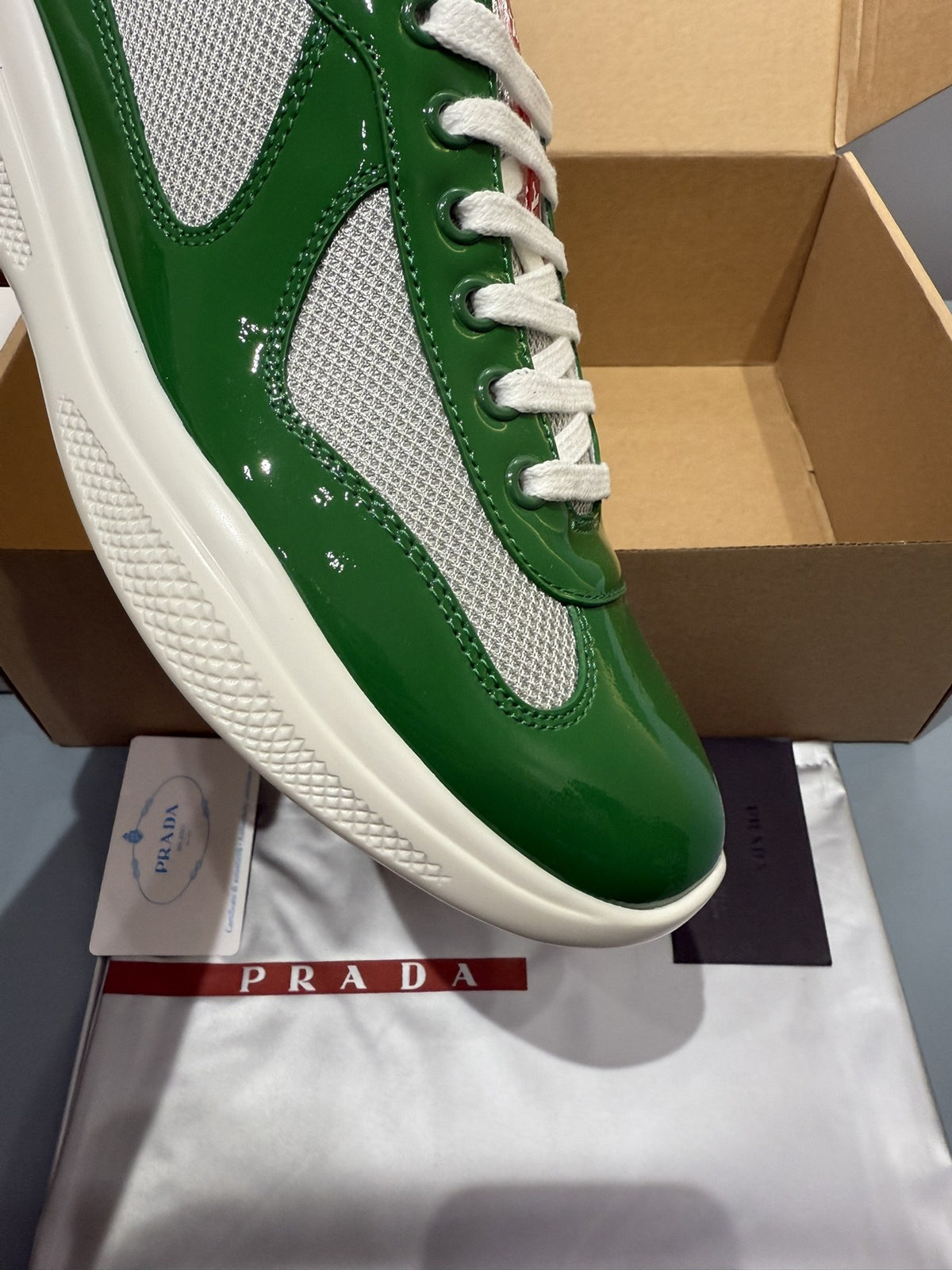 Sneakers America's Cup 'Vert Verni' — vue 10