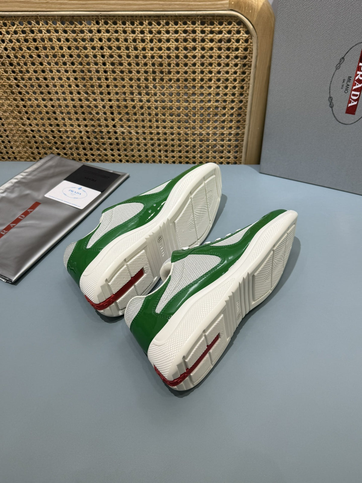 Sneakers America's Cup 'Vert Verni' — vue 11